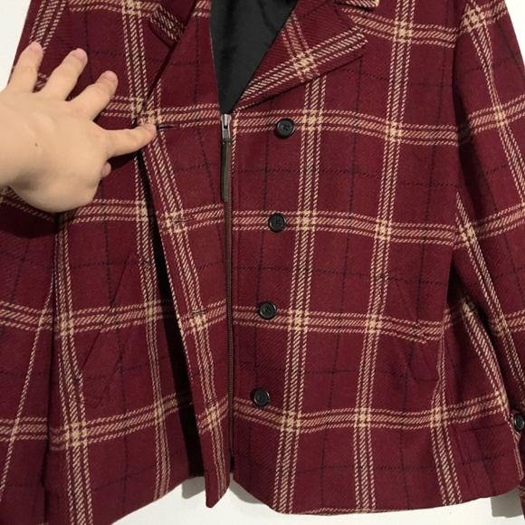 LRL Ralph Lauren Jacket Plaid Pockets Notch Lapel Jacket - Picture 12 of 16